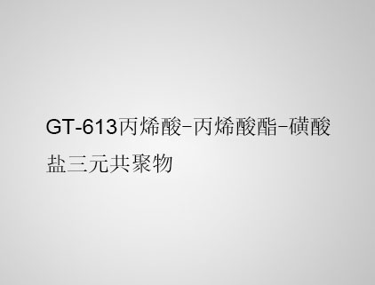 GT-613 丙烯酸-丙烯酸酯-磺酸鹽三元共聚物